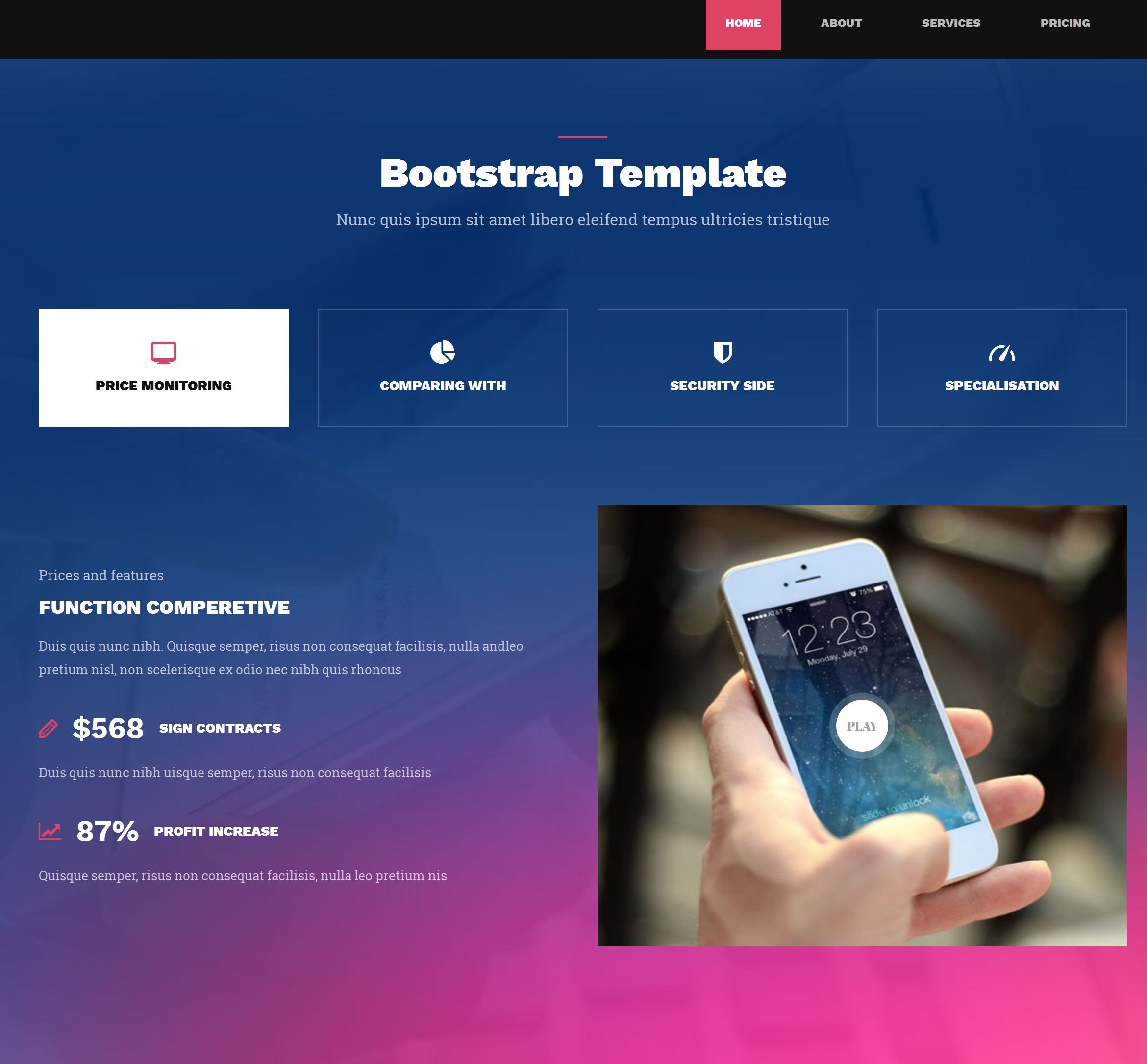 CSS3 Bootstrap Real Estate Theme